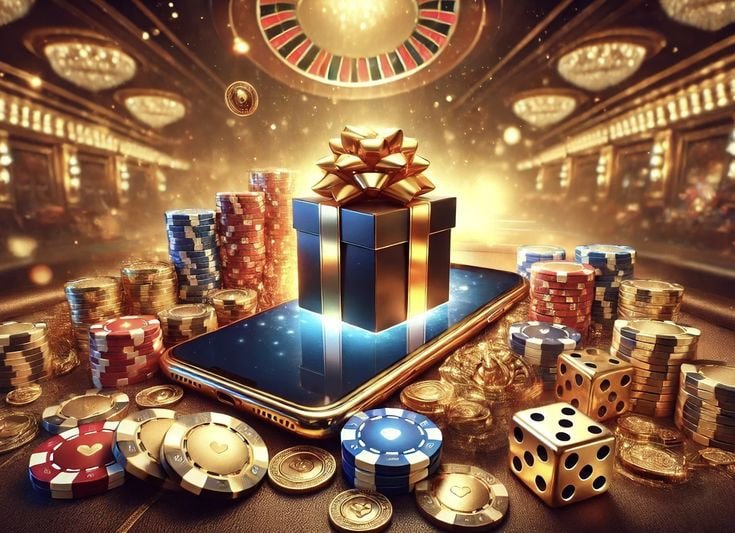 Meja Caribbean Stud Poker live dealer di studio gems 365 dengan kartu terbuka di layar