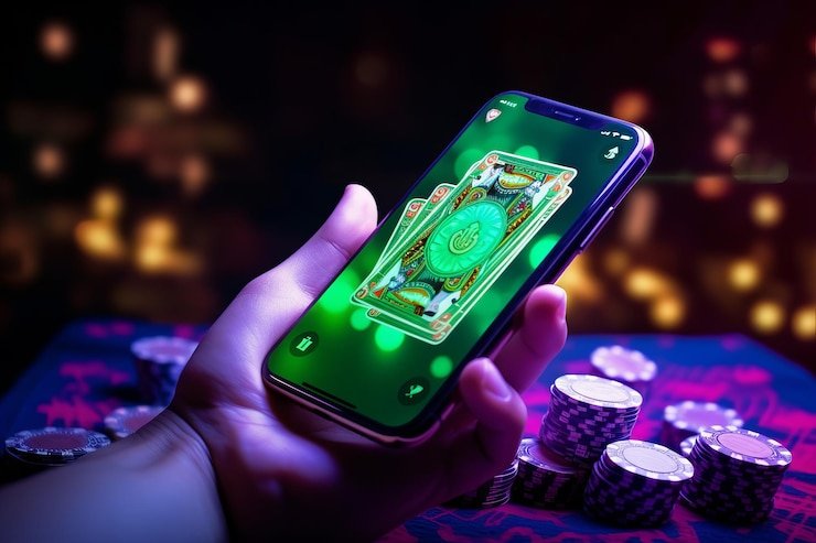 Tampilan aplikasi mobile gems 365 dengan menu kategori permainan